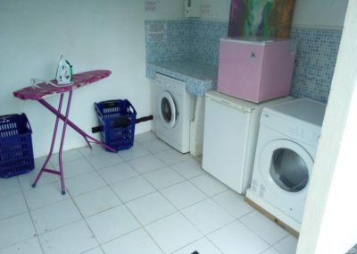 Washing and ironing area